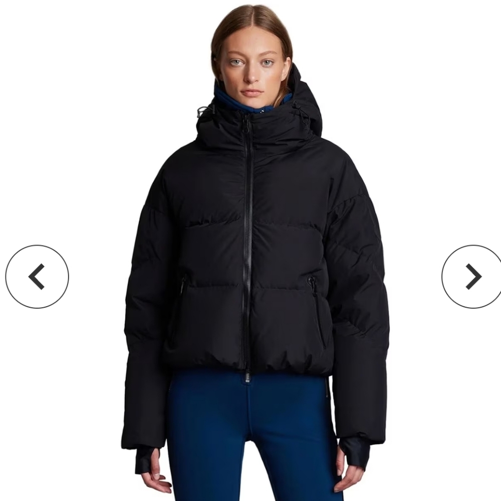Cordova Meribel Hooded Down Puffer Ski Jacket Onyx Black - Picture 4 of 17